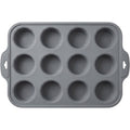 Yukavy Silicone Muffin Baking Mold 12-Cup Gray
