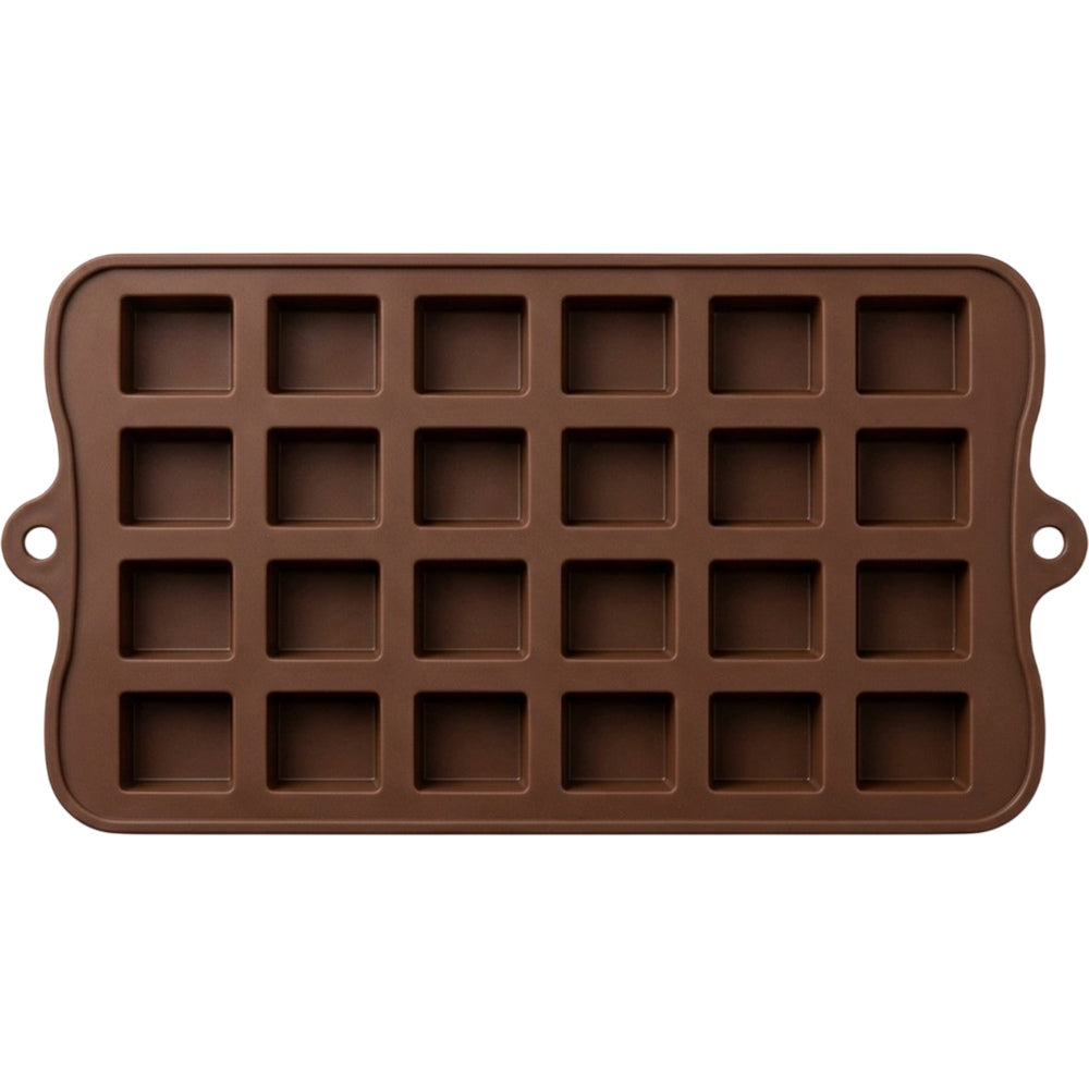 Yukavy Silicone Chocolate Mold 24-Cavity Brown