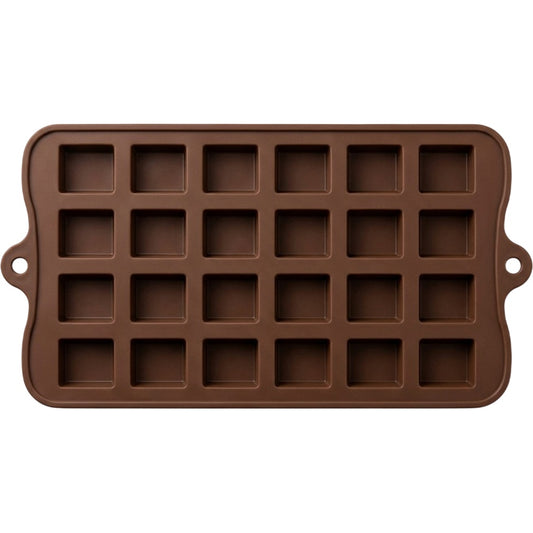 Yukavy Silicone Chocolate Mold 24-Cavity Brown